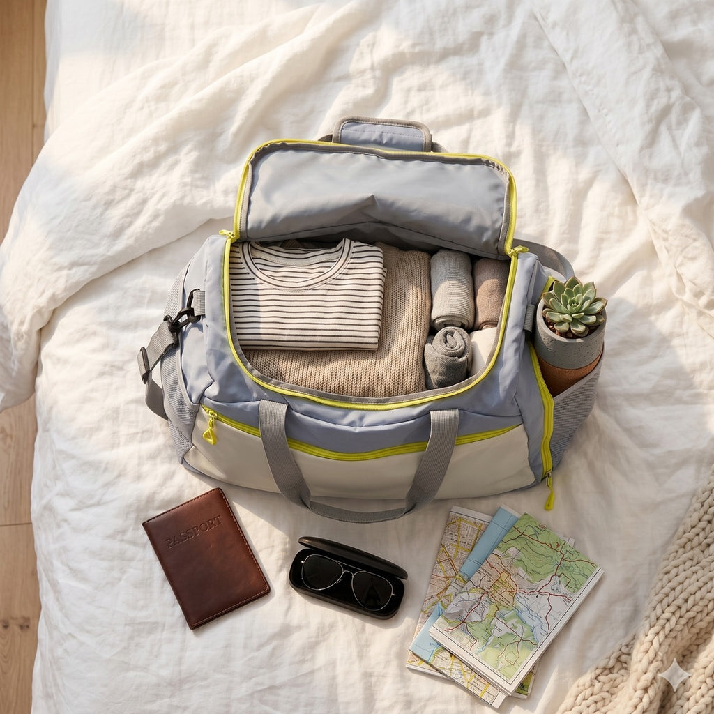 Foldable Polyester Sport & Travel Tote #IVYF178