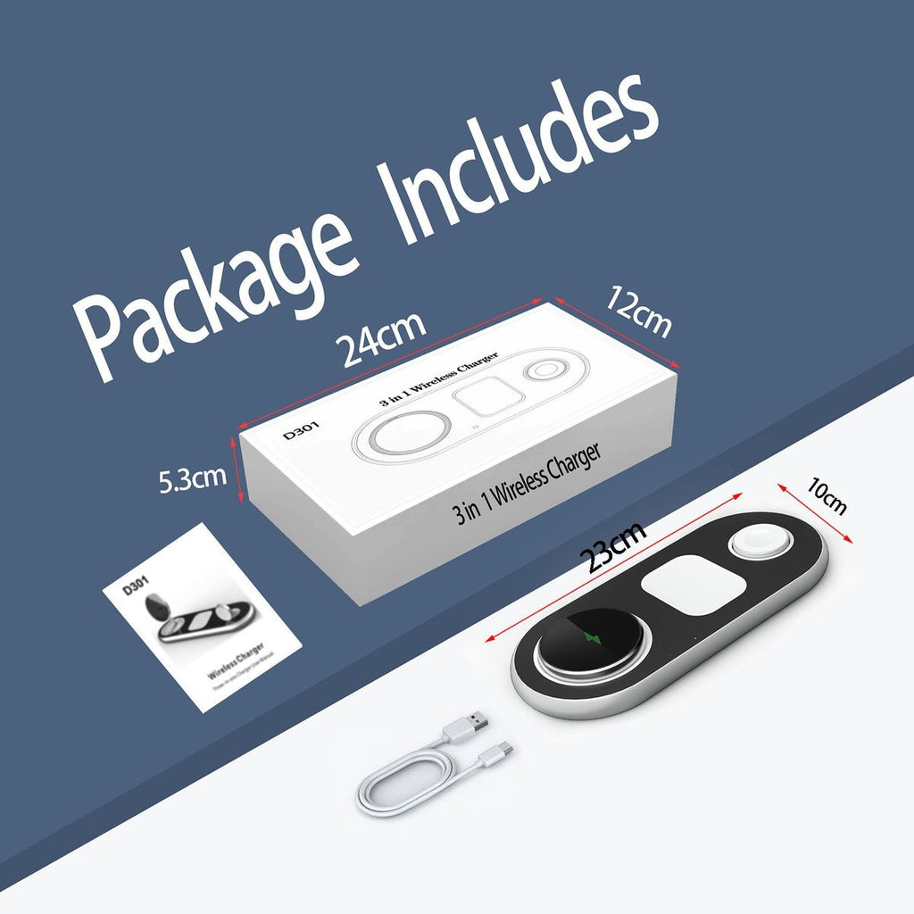 TriCharge 3-in-1 MagSafe Wireless Charging Station #Y1502