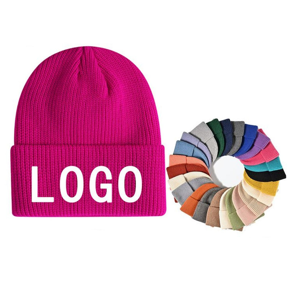 Thick Knitted Beanie Cap