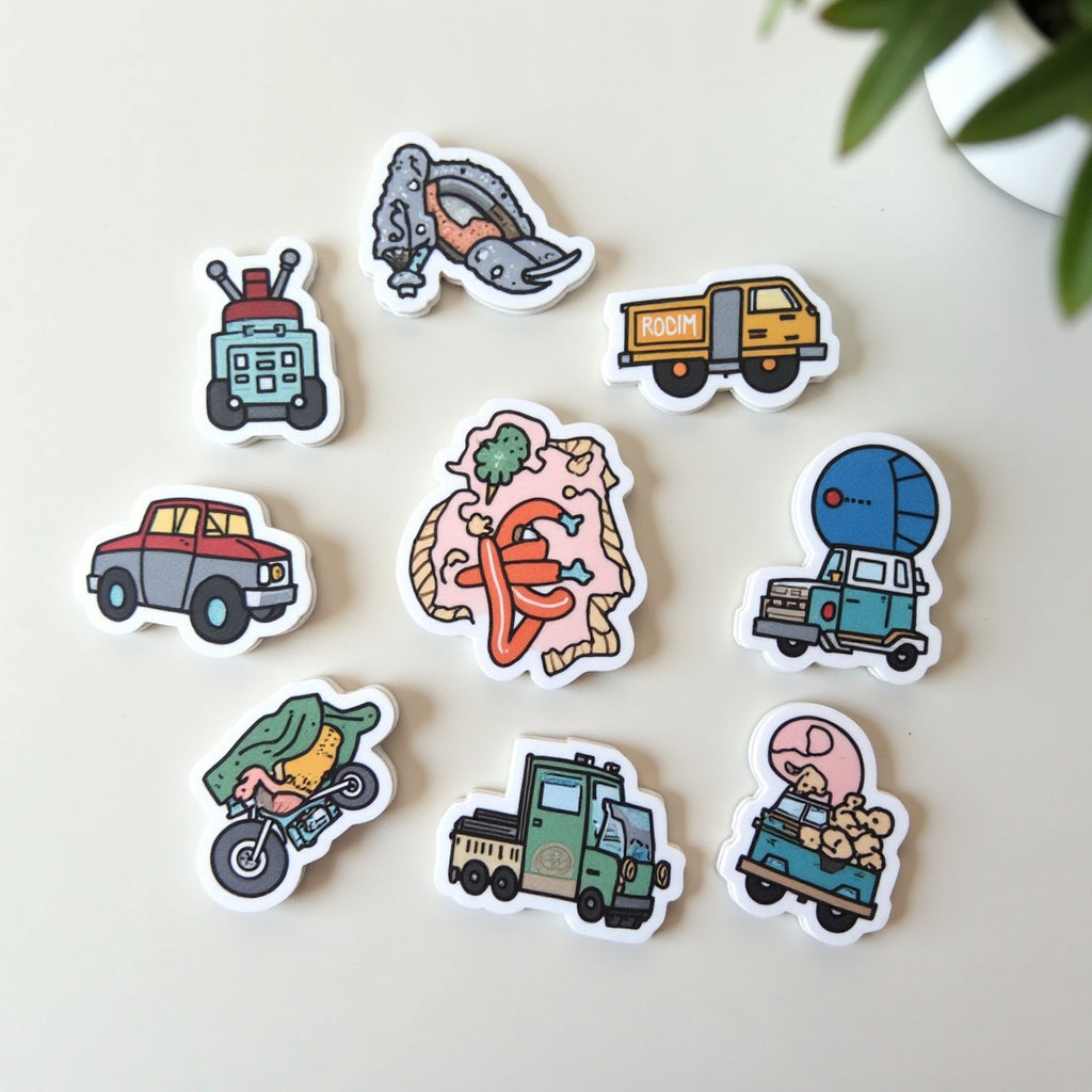 Street Art Decorative Tactile Stickers
