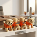 8 Golden Labrador Dog With T Shirt And One Color Imprint