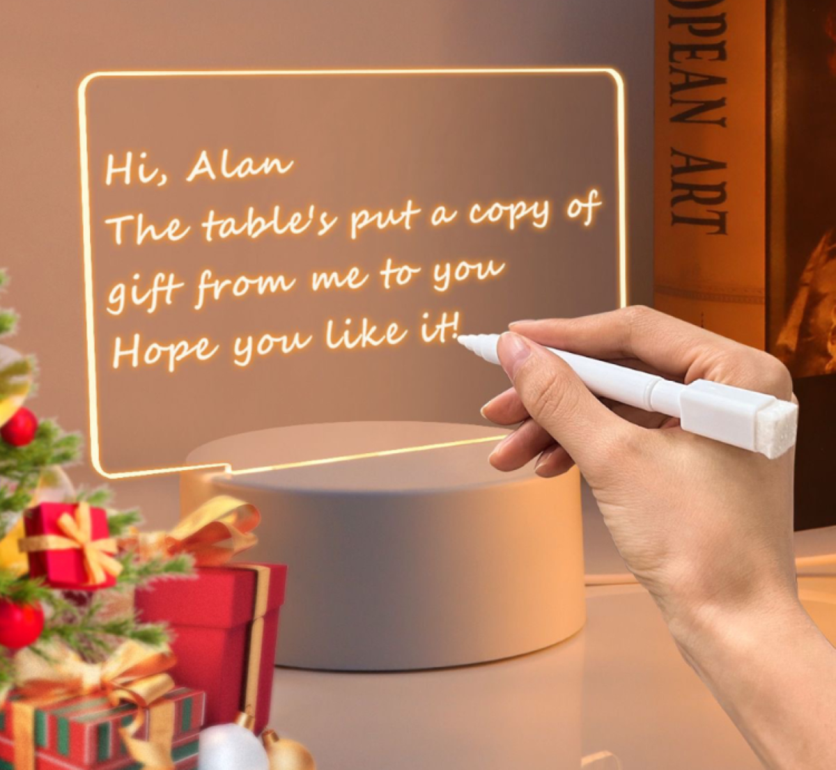 Writing Board Acrylic Night Light