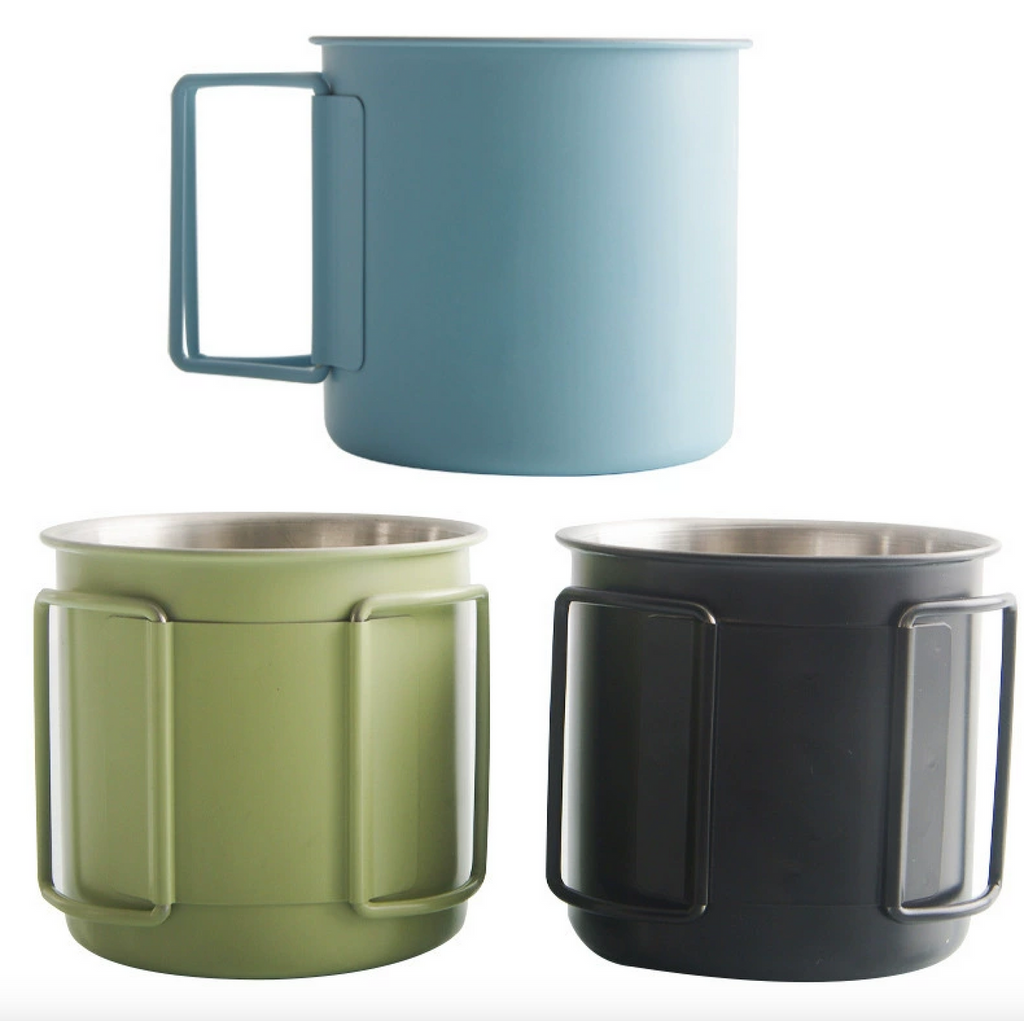 11 Oz Portable Stainless Steel Camping Folding Mug