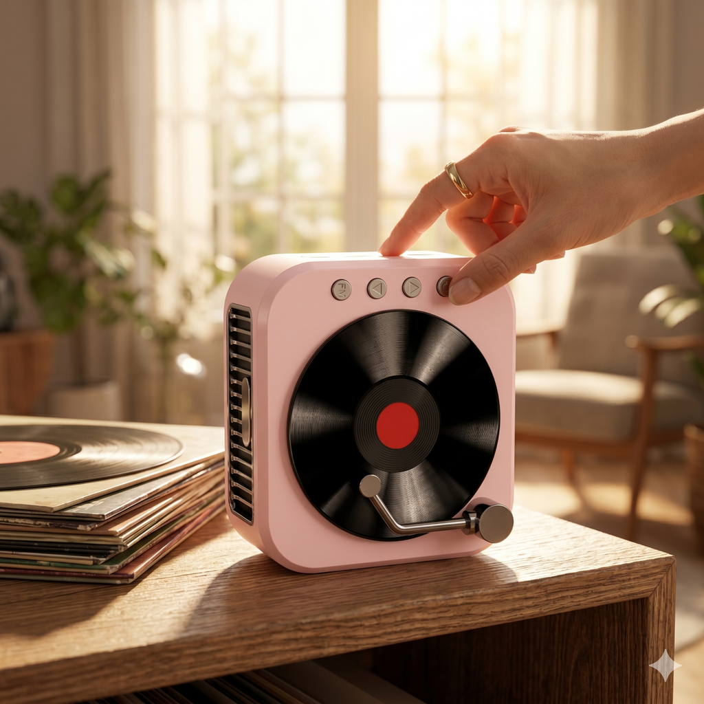 Retro Wave Portable Speaker