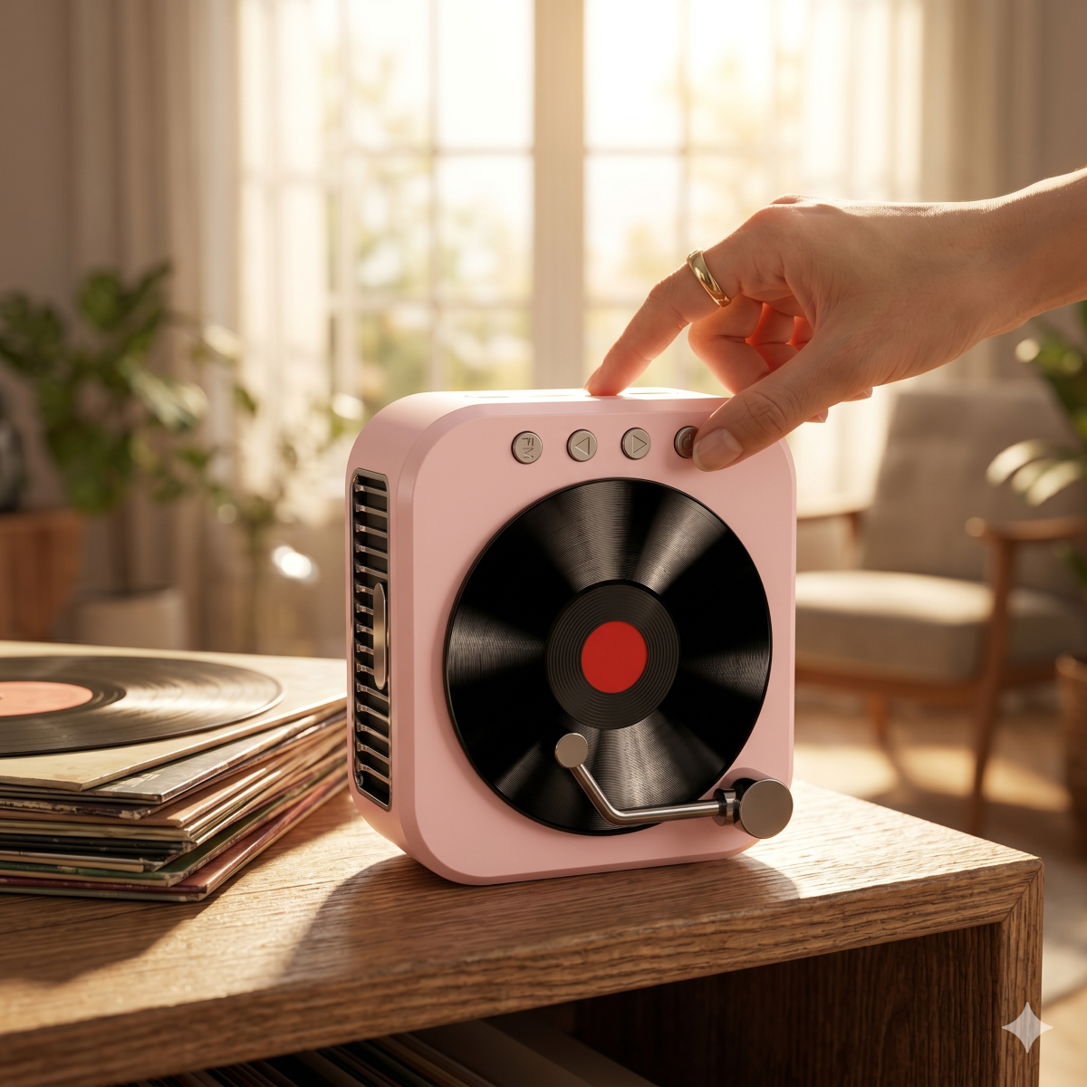 Retro Wave Portable Speaker