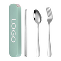 Stainless Steel Cutlery Set with Portable Case #U989