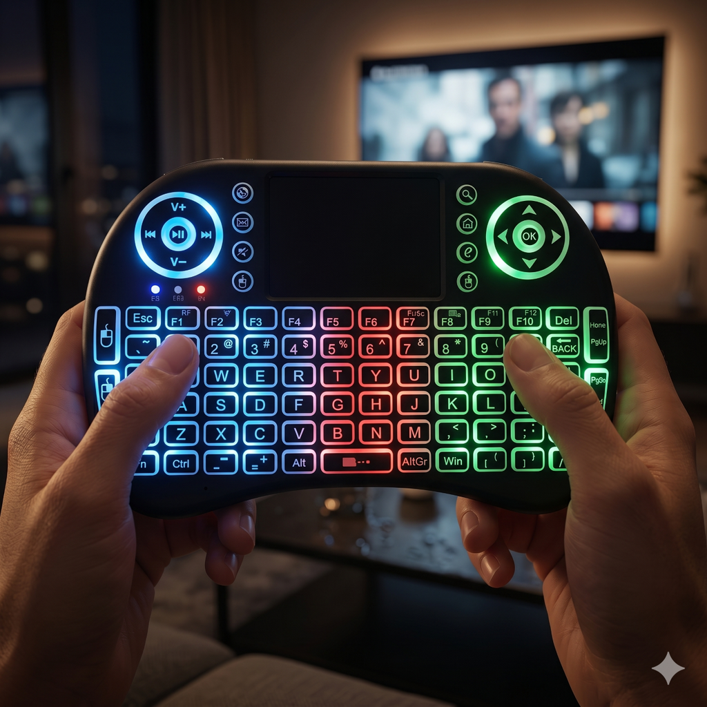 Mini Wireless Keyboard With Touchpad Mouse