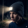 Led Beanie Hat With Light