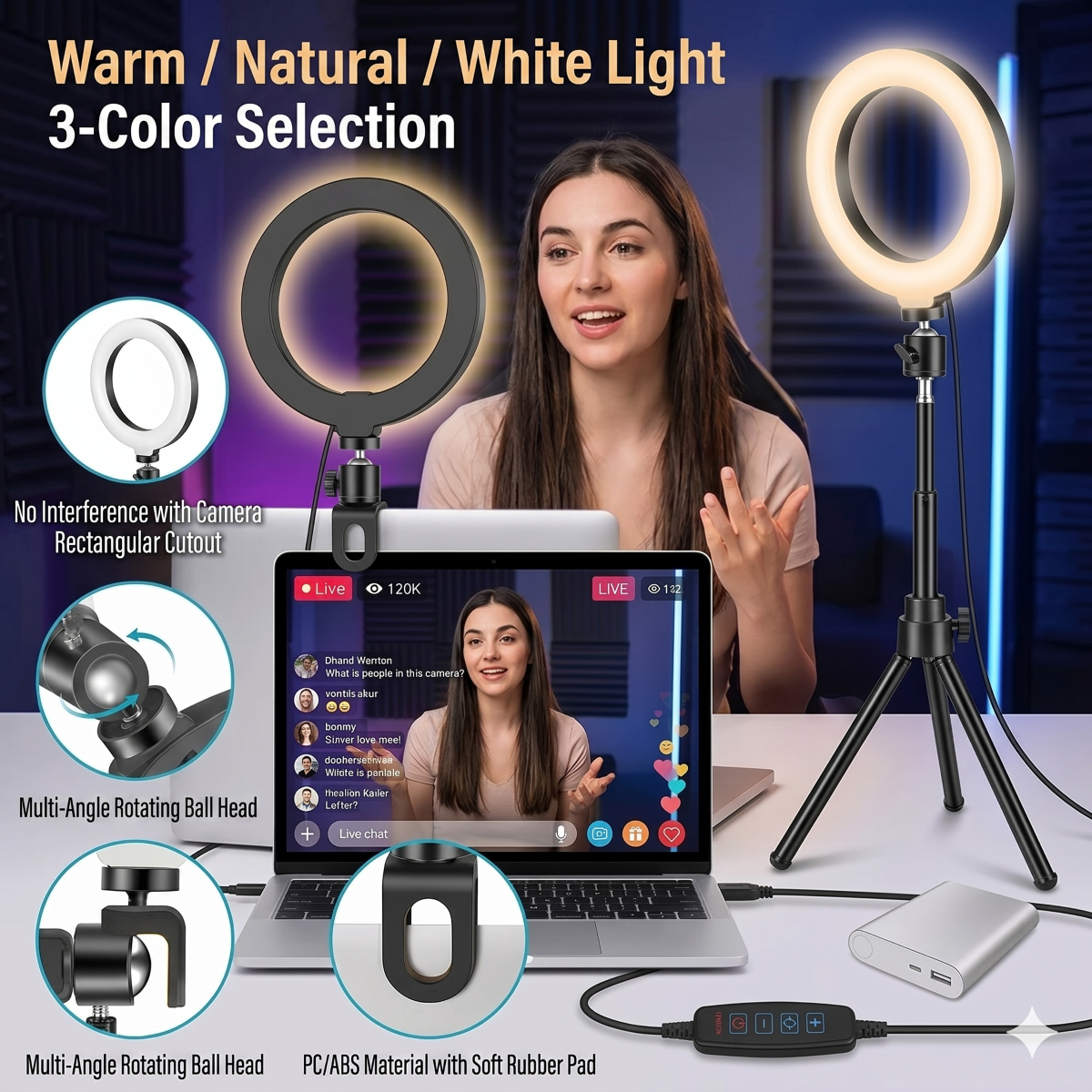 6 Led Ring Light