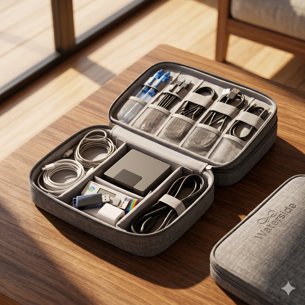 Travel Organizer Bag For Cable Storage