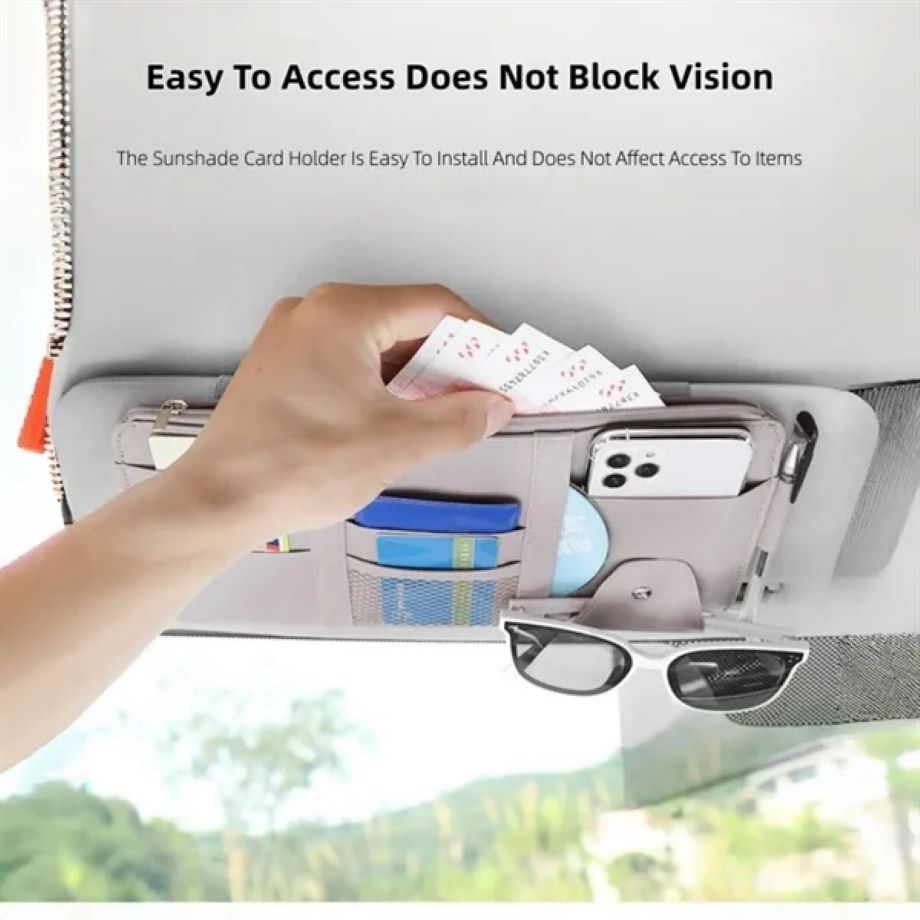 Car Sunshade Storage Clip