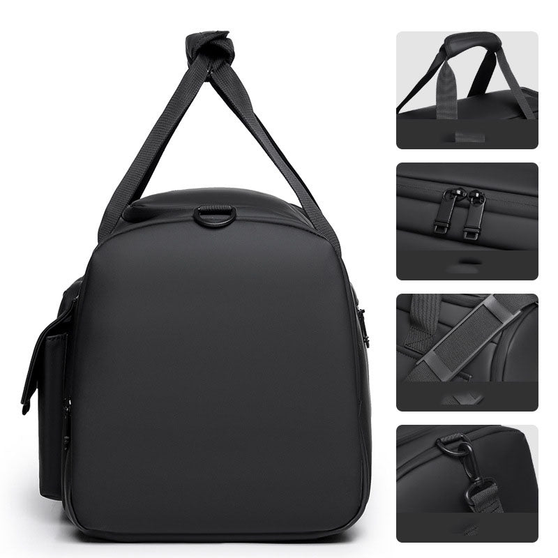 Sleek PU Multi-Pocket Sport Duffle #IVYF176
