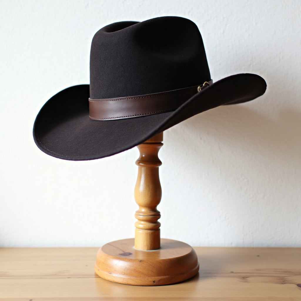 Classic Western Felt Leather Suede Cowboy Hat