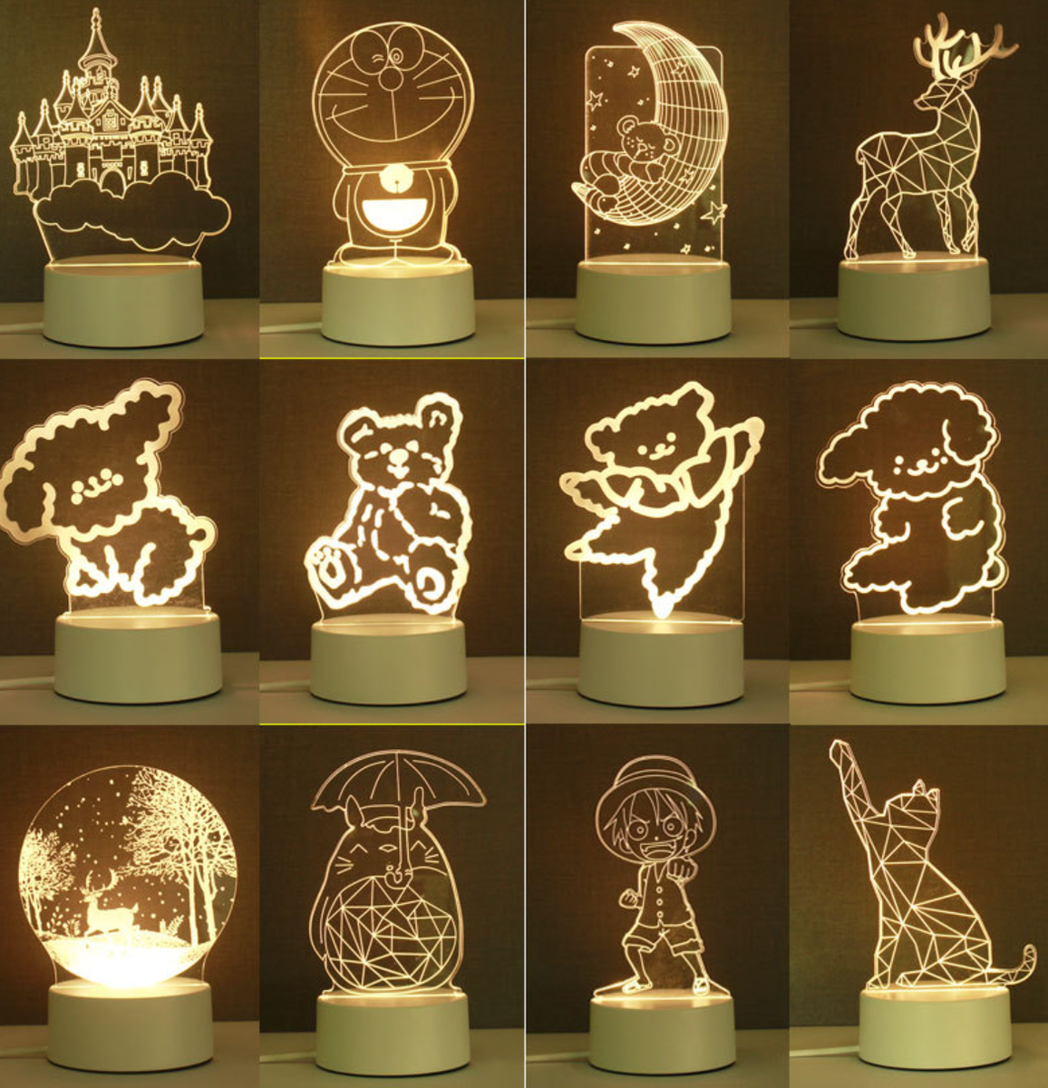 Acrylic Night Lights