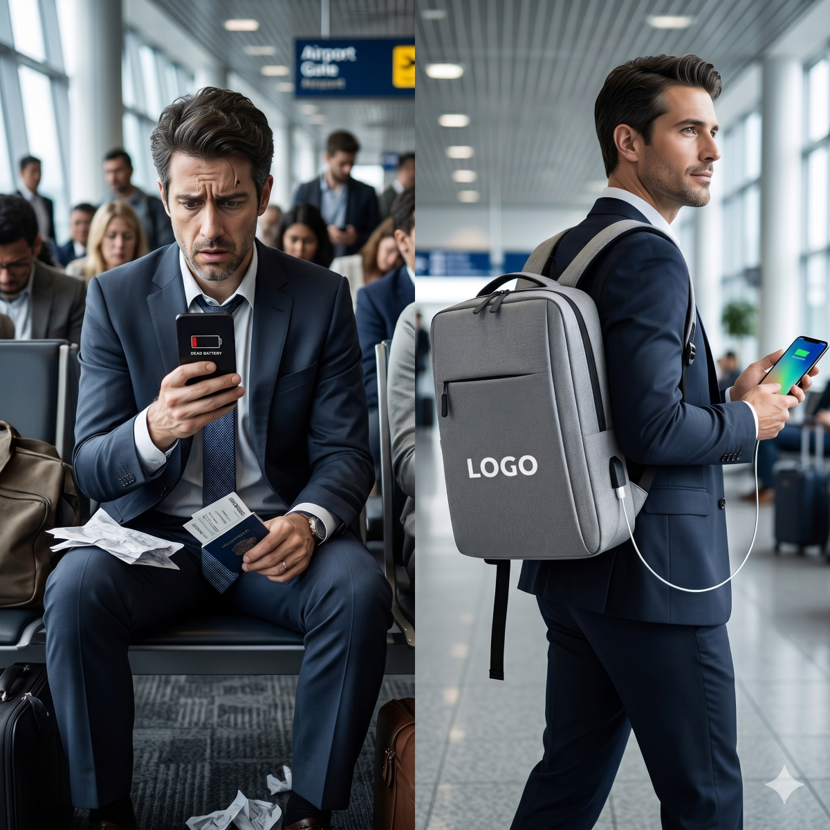 Travel Laptop Backpack With Usb Charger