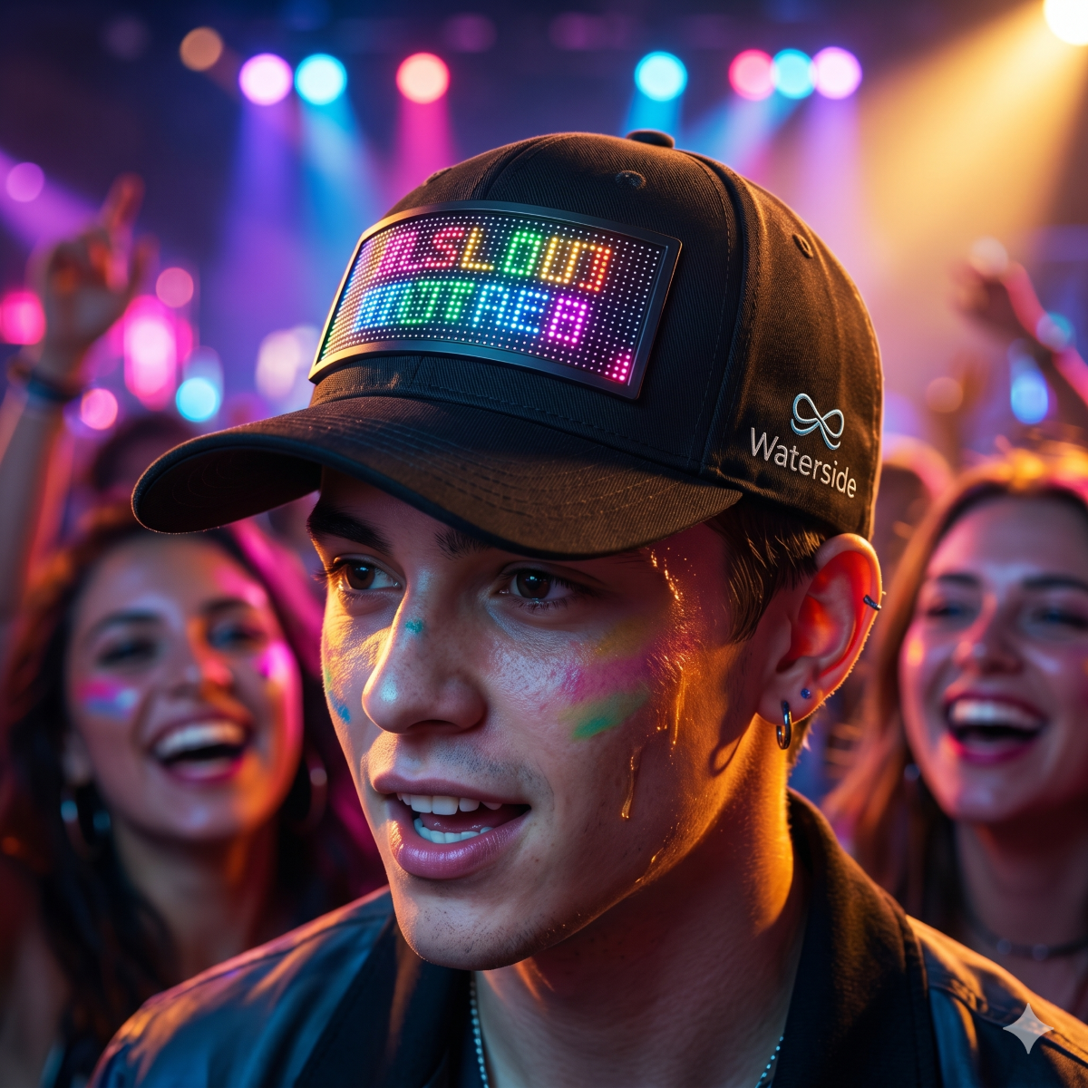 Animated Bluetooth Led Sign Hat Caps Hip Hop