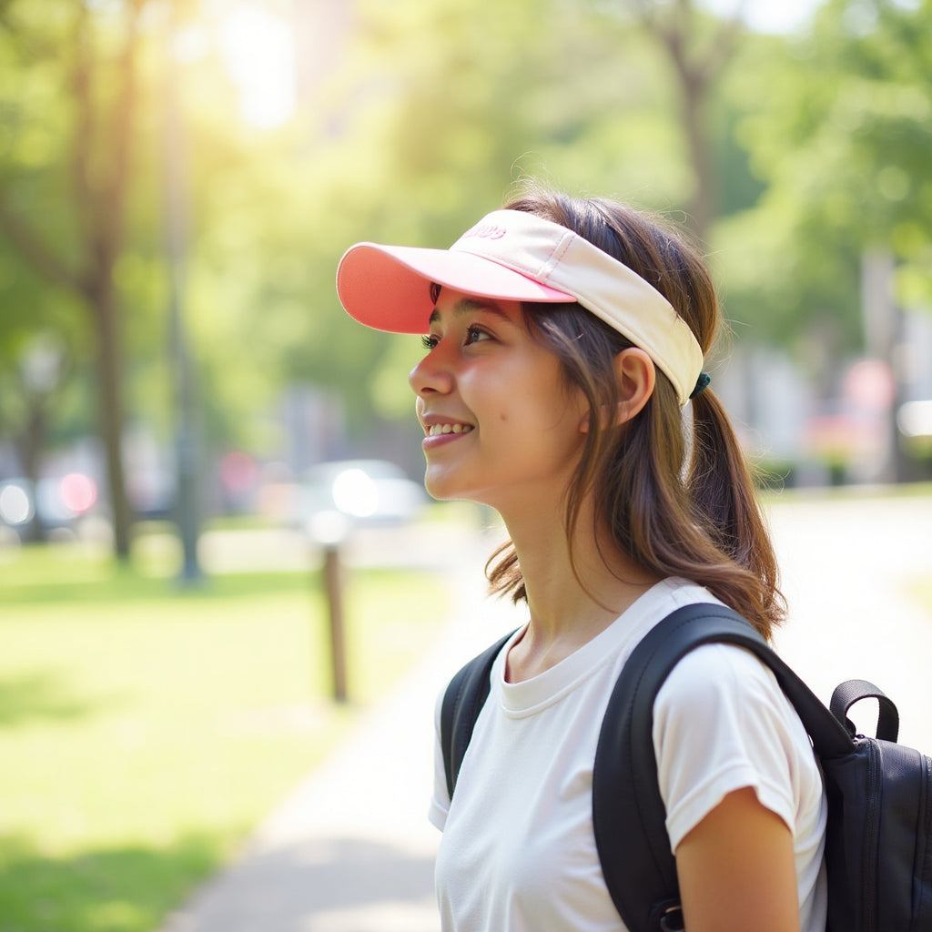 Summer Breathable Visor Cap