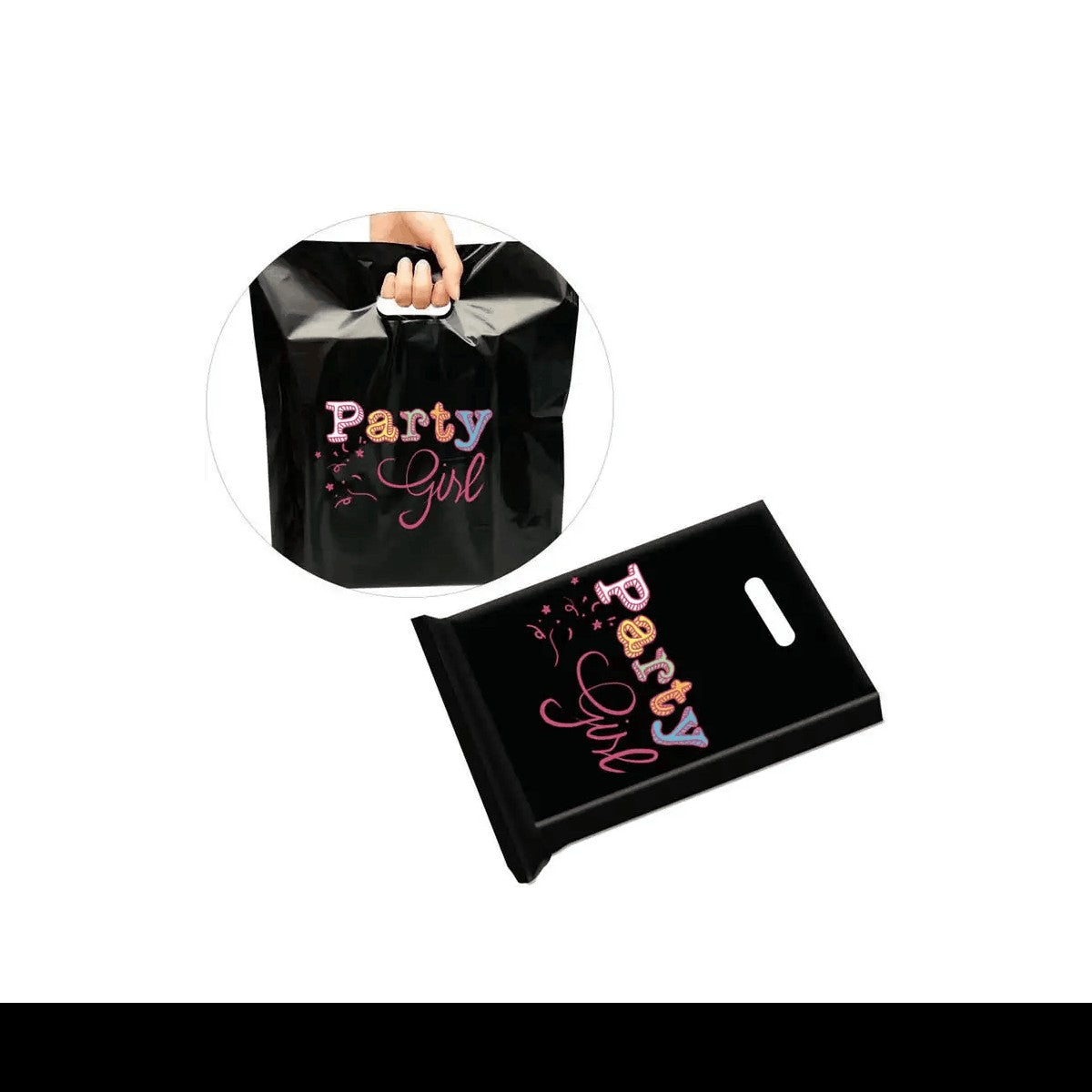 Pe Plastic Die Cut Handles Bag