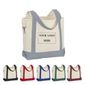12oz Canvas Tote Bag with Key Ring #MIC349