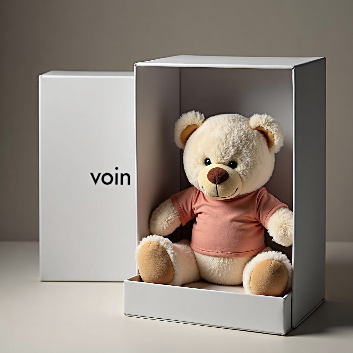 Plush Teddy Bear W Choice Of T Shirt Color
