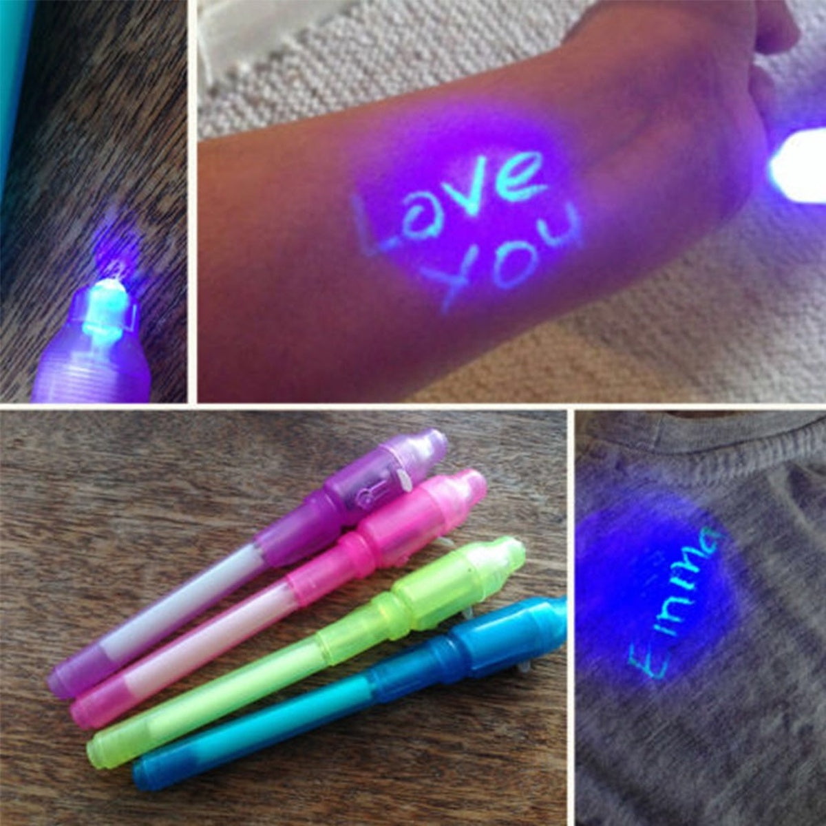 Invisible Ink Pen With Uv Light
